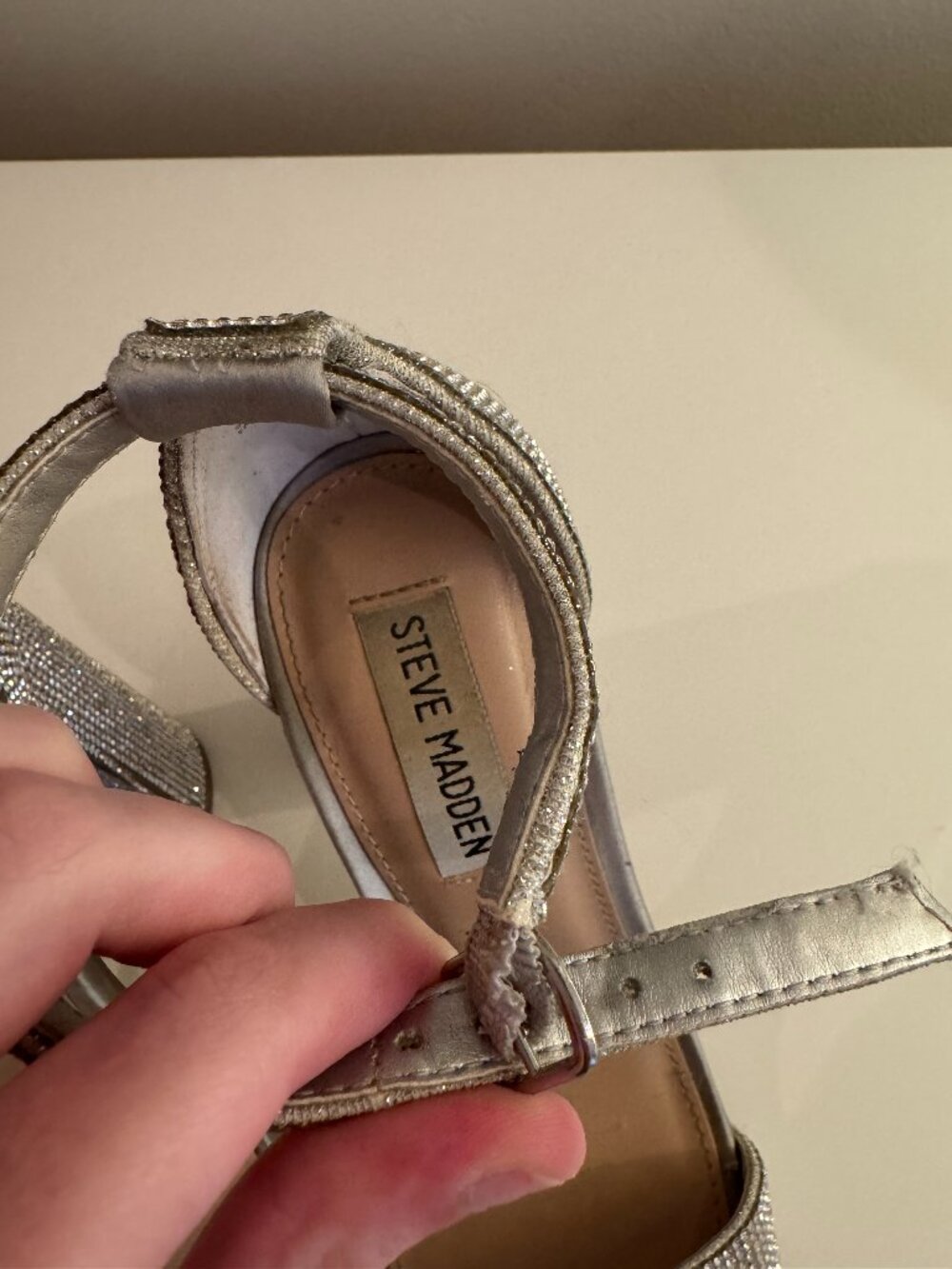 Steve Madden Carrson Rhinestone Heels - Picture 7 of 8